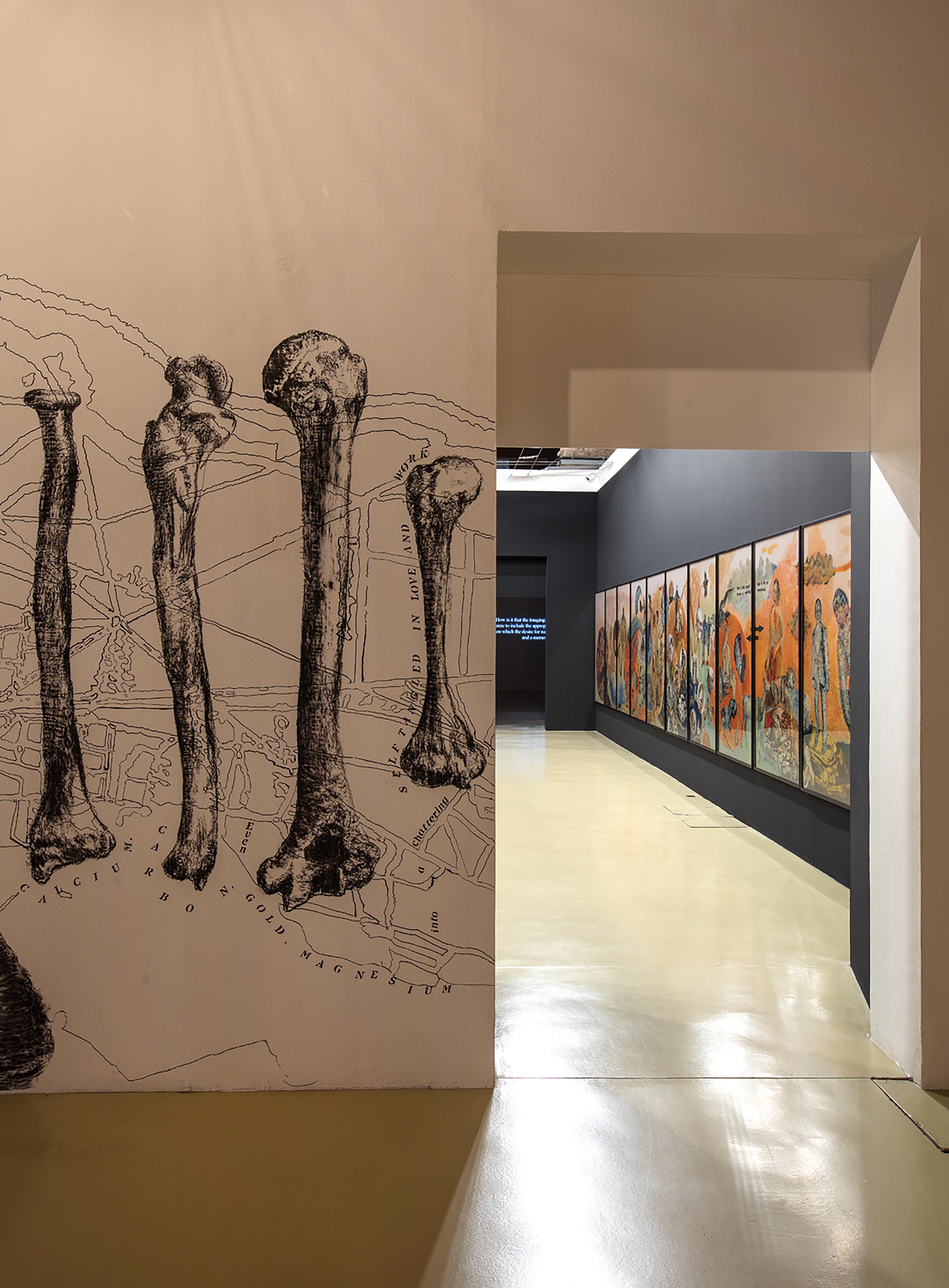 Nalini Malani, City of Desires - Global Parasites, 1992-2018 e Twice Upon a Time, 2014